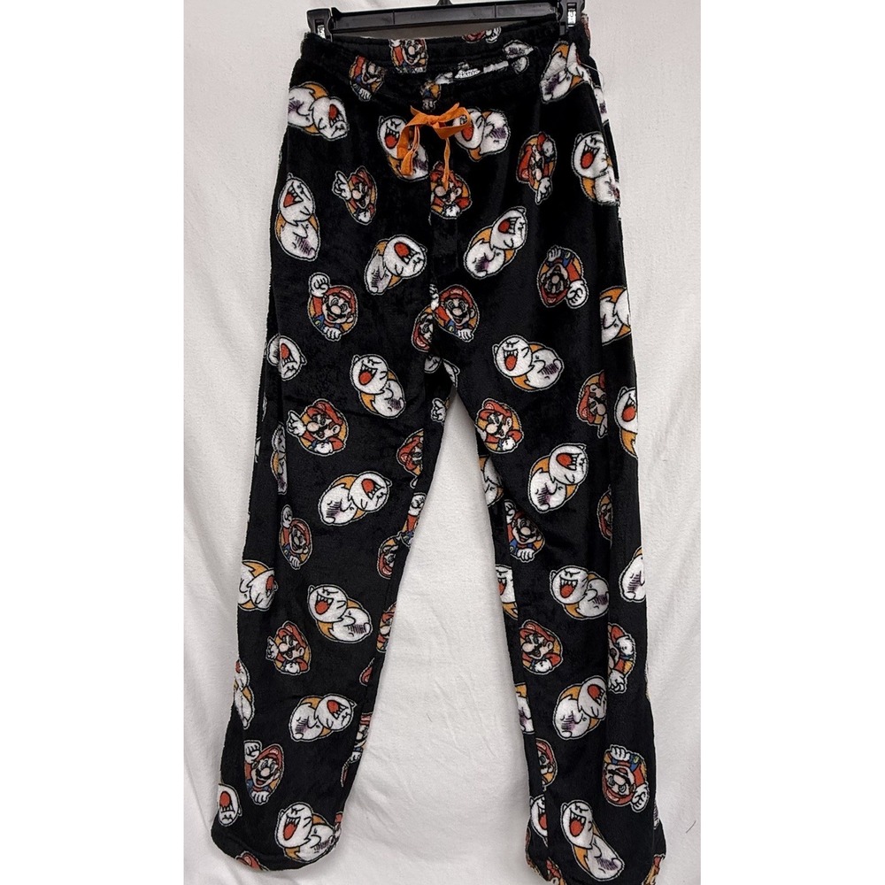 Men's Mario And Boo Pajama Lounge Pants Size Medium New